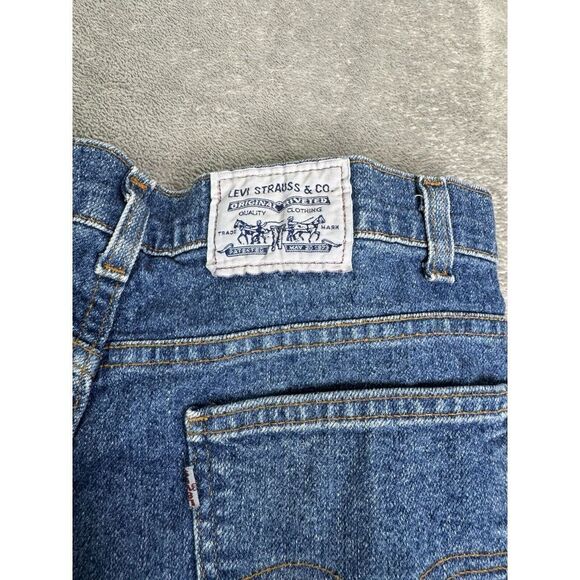 Vintage 90s Levi's Flex Straight Jeans Men's Size 38x32 Blue - Picture 4 of 13